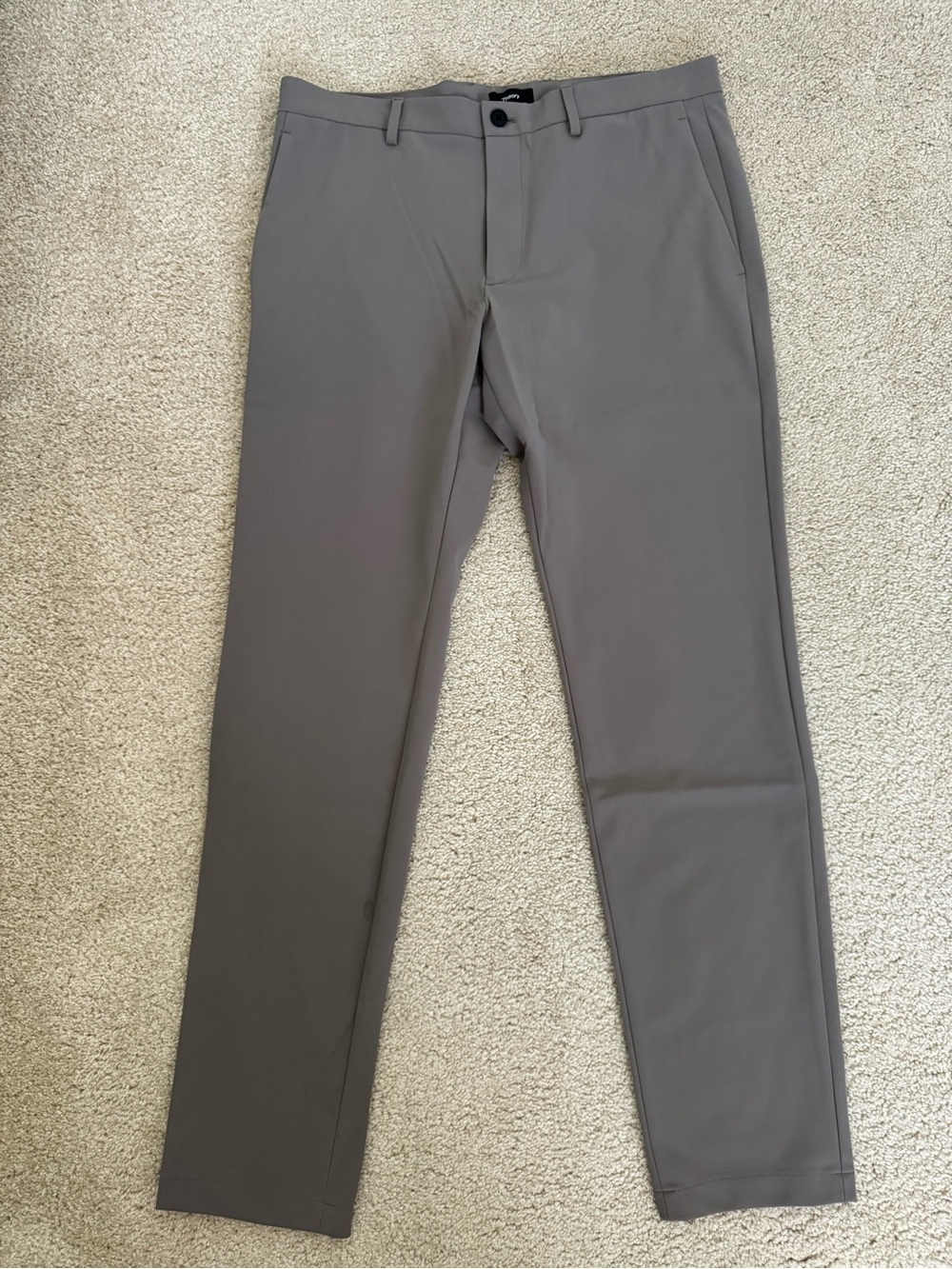 Theory Men's Taupe Dress Pants